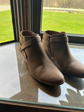 Soda Brown Ankle Booties